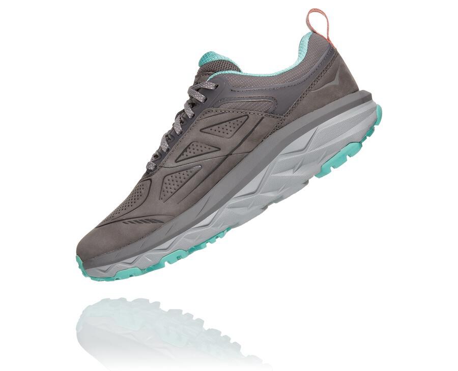 Hoka One One Challenger Låga Gore-Tex Trailskor Dam - Grå - ZGJPI-6405